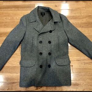 Jcrew Peacoat Grey Brand New WO tags Med Tall